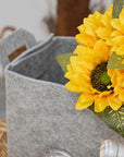 Coco Clementine Felt Storage Organizer Basket - Modern Home Organization Solution - view 2