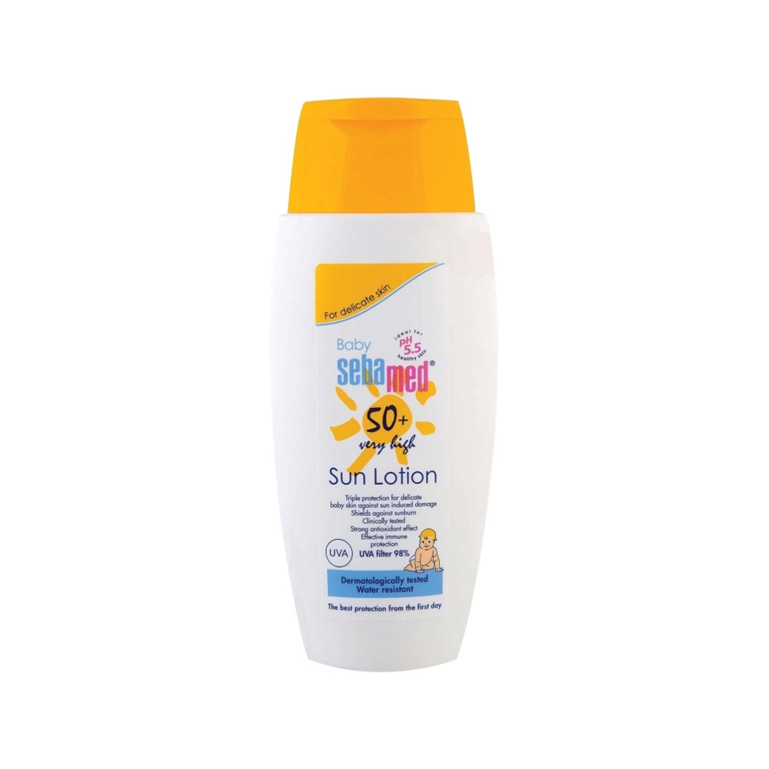 Sebamed Baby Sunscreen Lotion SPF50 - Gentle, Multi-Purpose Protection for Sensitive Infant Skin, 5.07 fl oz Sebamed SPF50 Baby Sunscreen Lotion - Gentle & Effective Protection baby sunscreen, SPF50 sunscreen lotion, Sebamed baby sun lotion, baby sun protection, dermatologically tested sunscreen, gentle sunscreen for infants, multi-purpose sun lotion, baby skincare, sun protection for babies, pediatrician recommended sunscreen, baby friendly sun care