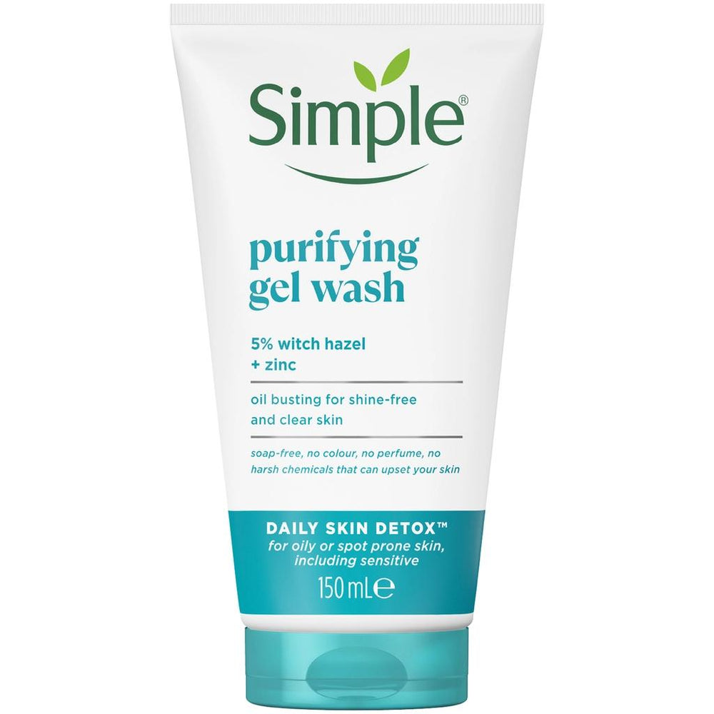 Simple Daily Skin Detox Purifying Face Wash Gel 150 ml