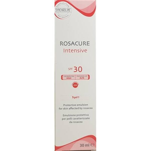 synchroline rosacure intensive cream spf30 30ml front view, synchroline rosacure intensive cream spf30 30ml opened Synchroline Rosacure Intensive Cream SPF30 - 30ml Synchroline Rosacure Intensive Cream SPF30 | 30ml rosacure, synchroline, spf30, sensitive-skin, rosacea, sunscreen, face-cream, daily-use, hydration, ai-generated