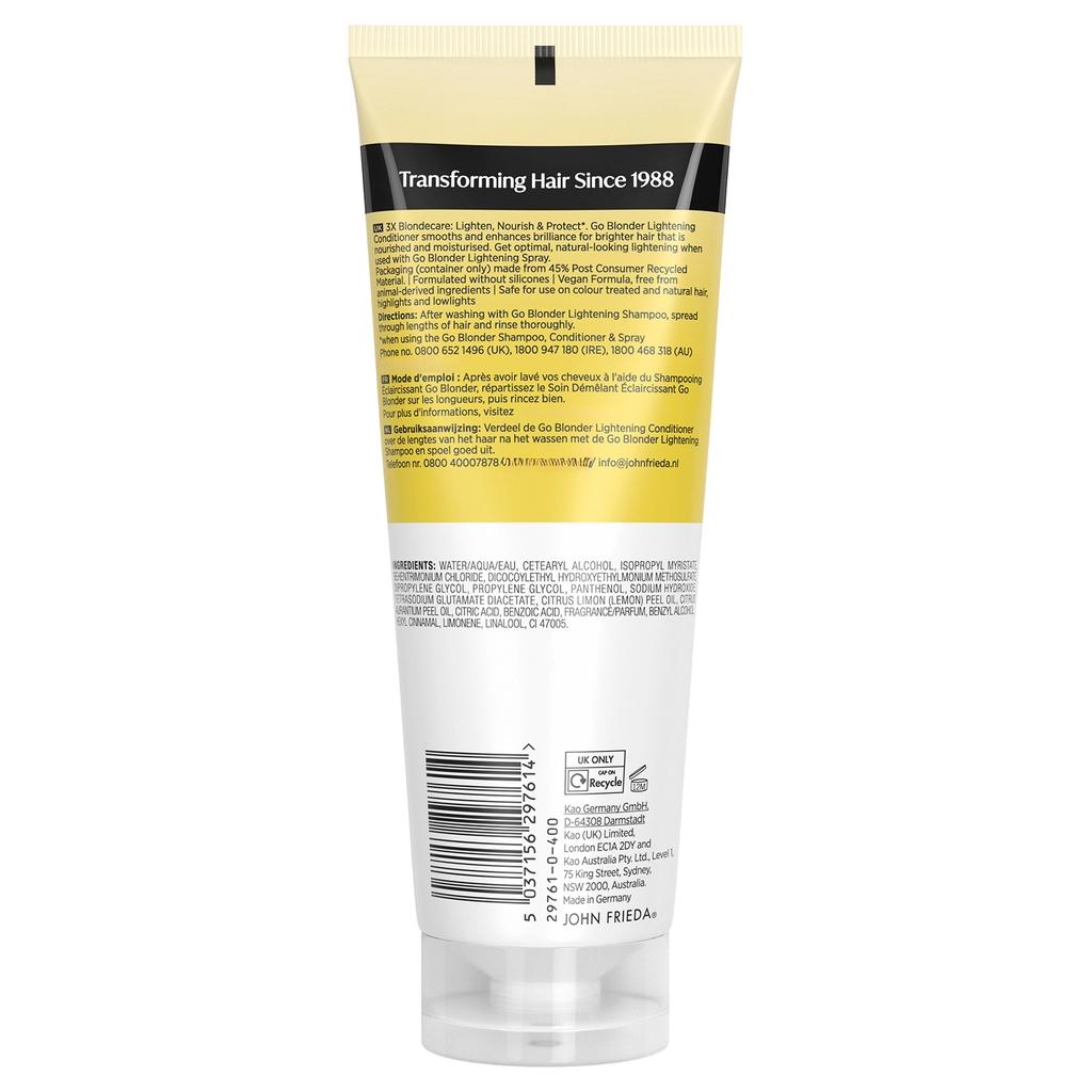 John Frieda Go Blonder Lightening Conditioner 250 ml