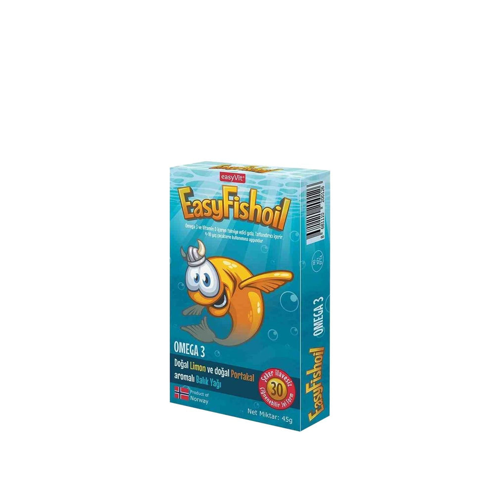 EasyFishoil Omega-3 Supplement for Children - Chewable Fish Oil Tablets with Vitamin D, Sugar-Free, 30 Count - image 2