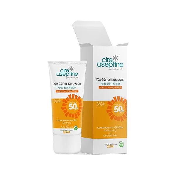 Cire Aseptine Face Sunscreen for Mixed & Oily Skin - 50 SPF, Anti-Aging, Water-Resistant, Dermatologically Tested Cire Aseptine 50 SPF Face Sunscreen - Anti-Aging & Water-Resistant face sunscreen, high SPF sunscreen, anti-aging sunscreen, dermatologically tested sunscreen, water-resistant sunscreen, mixed skin sunscreen, oily skin sunscreen, sun protection, skincare, UVA protection, UVB protection, anti-aging skincare, dermatologically tested products, water-resistant sunscreen, outdoor activities, sports s