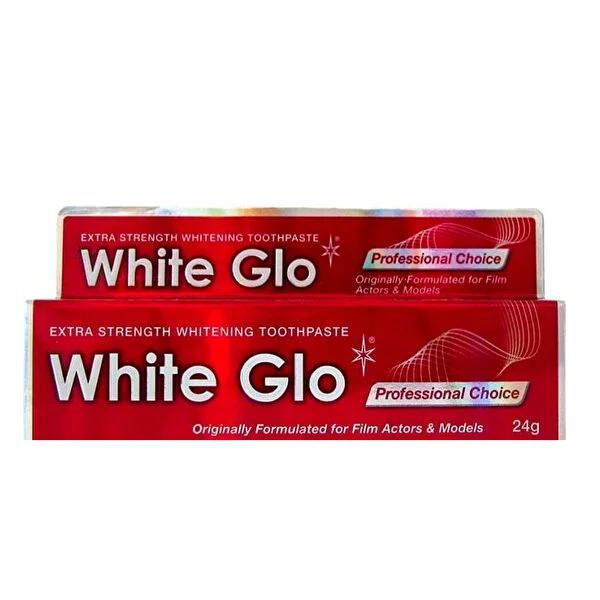 White Glo Whitening Toothpaste Extra White 24g - Hydrogen Peroxide-Free, Daily Use, Fresh Breath White Glo Whitening Toothpaste - Hydrogen Peroxide-Free whitening toothpaste, hydrogen peroxide-free toothpaste, daily toothpaste, fresh breath toothpaste, compact toothpaste, oral care, teeth whitening, sensitive teeth, natural toothpaste, travel toothpaste, oral hygiene, smile care, dental care