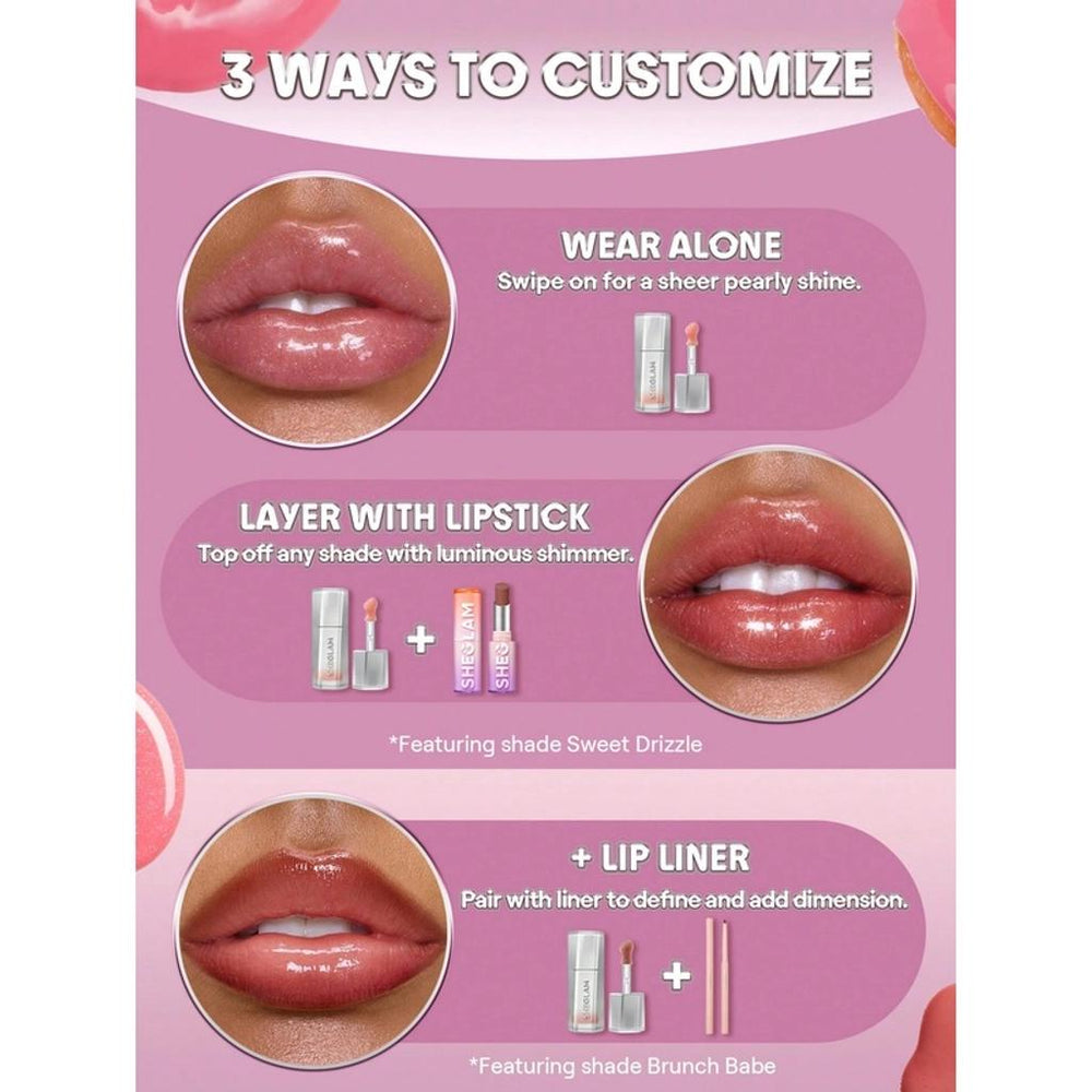 Sheglam Glass Lock Air Gloss 111 High Key 2.2g