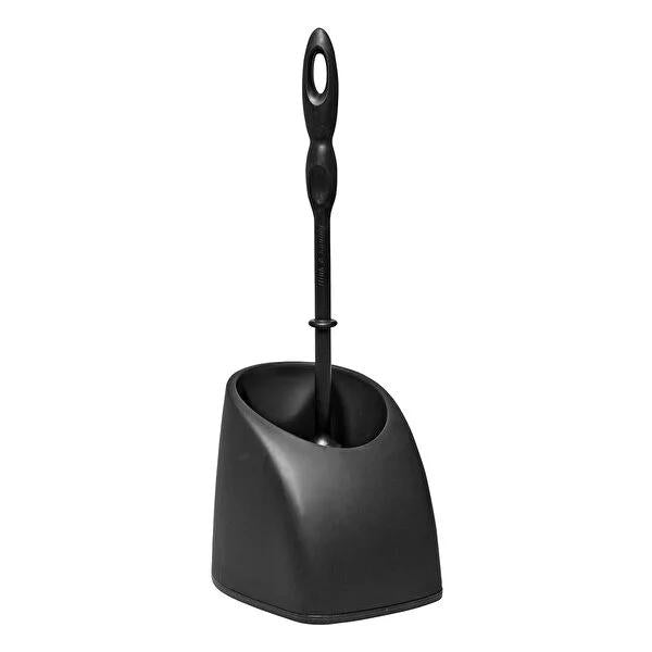 Flink & Sauber Two-Piece Toilet Brush - Durable Bristles, Deep Cleaning, Hygienic Design - Black or White Flink & Sauber Toilet Brush - Durable & Hygienic toilet brush, bathroom cleaning tool, two-piece toilet brush, durable toilet brush, black and white toilet brush, hygienic toilet brush, effective toilet cleaning, bathroom accessories, cleaning tools, household essentials