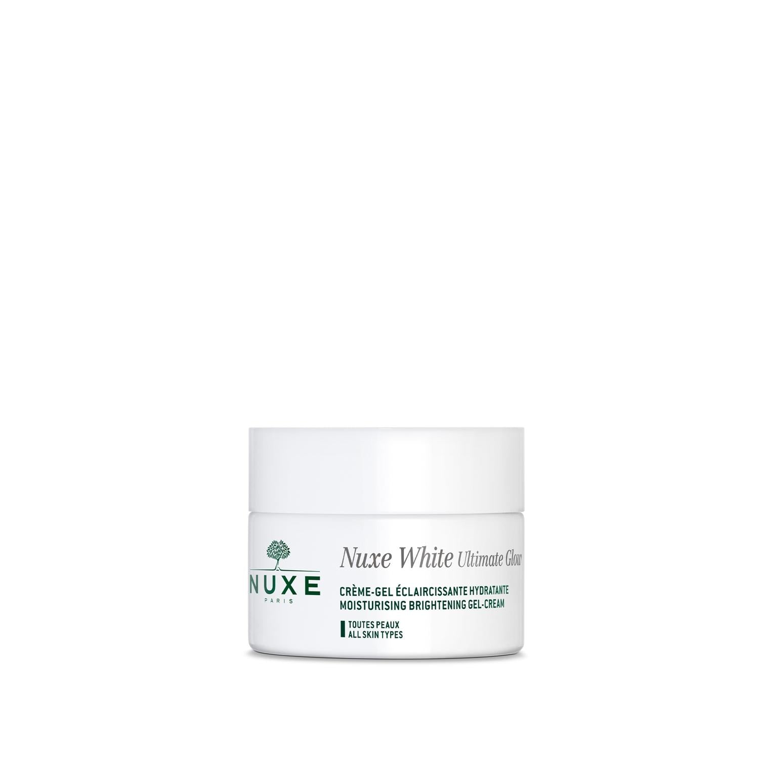Nuxe White Ultimate Glow Vitamin C Brightening Cream - 50ml, Anti-Aging Moisturizer for Radiant Skin Nuxe White Ultimate Glow Vitamin C Brightening Cream 50ml Nuxe White Ultimate Glow, Vitamin C Brightening Cream, Brightening face cream, Vitamin C skincare, Anti-aging moisturizer, skincare, brightening cream, vitamin c, anti-aging, moisturizer, gel cream, nuxe, cosmetics, beauty products, radiant skin, glowing skin