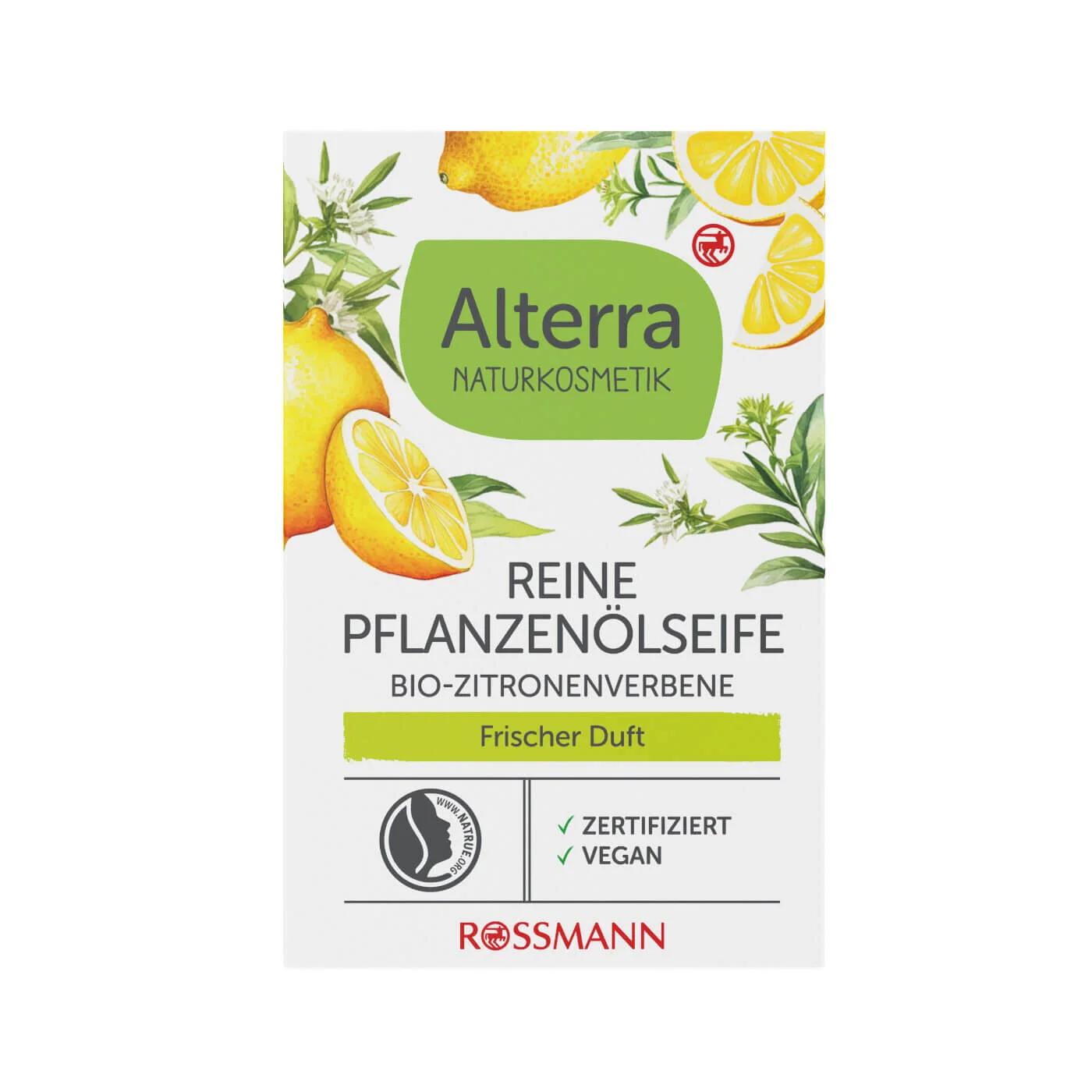 Alterra Rose Lemon &amp; Flower Herbal Soap 100g