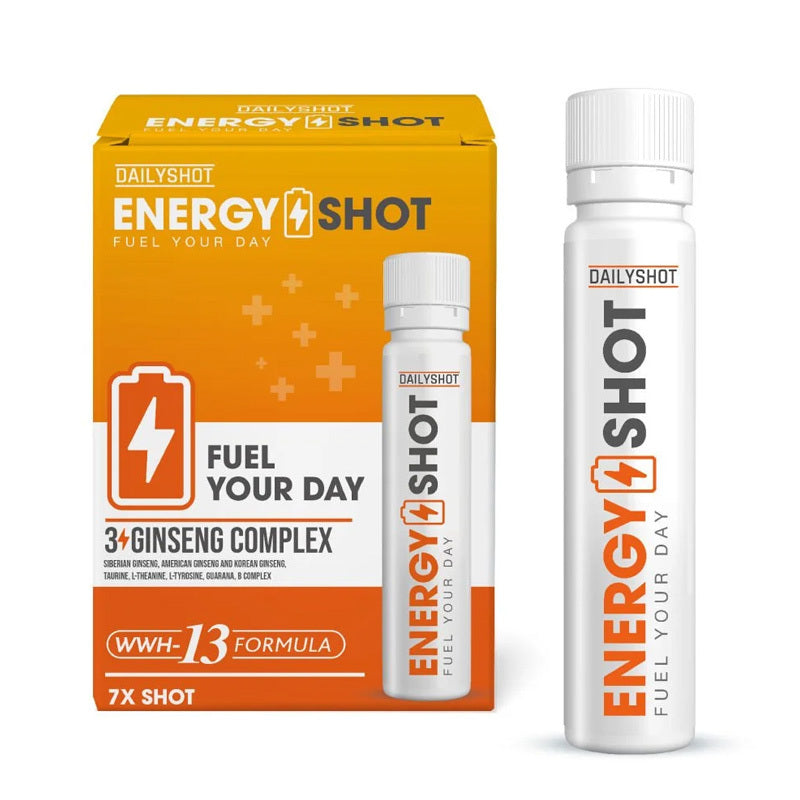 Dailyshot Energy Shot Liquid Supplement with Caffeine 7 Shots
