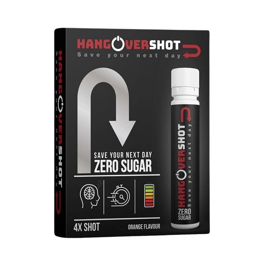 Dailyshot Hangovershot ZERO Energy Support 4-Pack