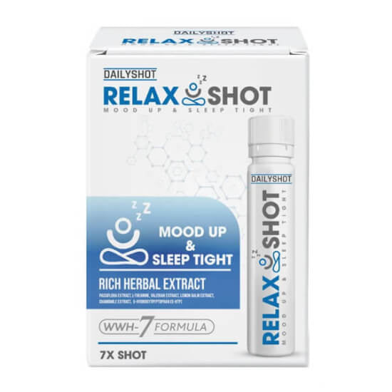 Dailyshot Relaxshot Calming Herbal Liquid Supplement 7-Pack