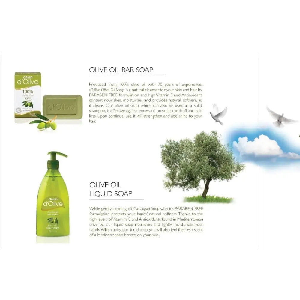 Dalan d’Olive Liquid Hand Soap 400ml / 13.5 Fl.oz. 2 for