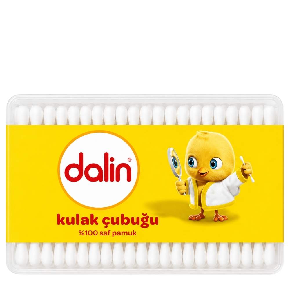 Dalin Cotton Buds Gentle Daily Cotton Swabs 200 Count