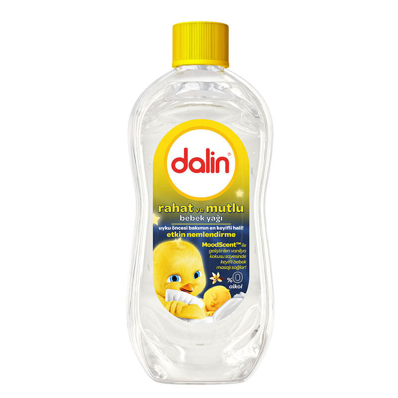 Dalin Relaxing Baby Oil with Soothing Vanilla 200 ml