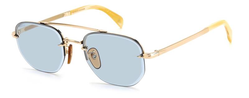 David Beckham DB 1078/S Blue Lens Men's Sunglasses