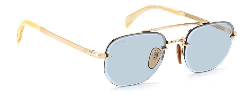 David Beckham DB 1078/S Blue Lens Men's Sunglasses