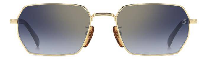 David Beckham DB 1174/S Men's Square Sunglasses - Gold/Black 55mm