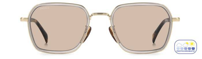 David Beckham DB 1194/G/S Classic Square Men Sunglasses 53mm