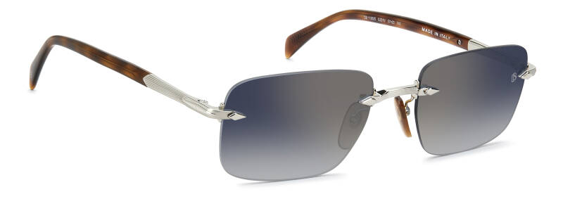 David Beckham DB 1195/S Blue Square Men's Sunglasses 57mm