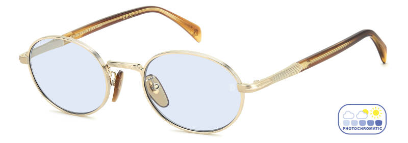 David Beckham DB 1196/S Blue Square Men's Sunglasses 52mm