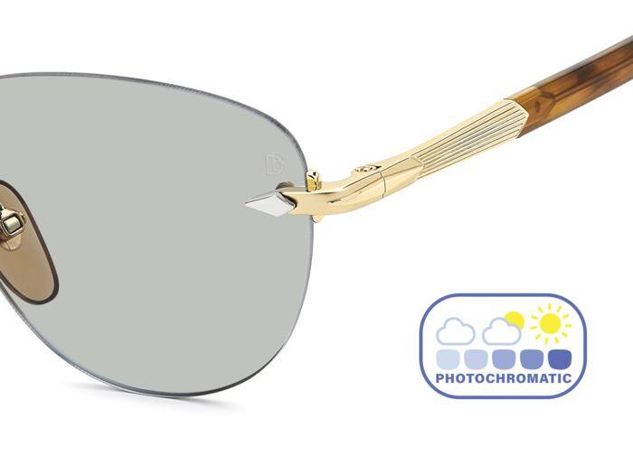 David Beckham DB 1224/S Men's Classic Square Sunglasses 51mm
