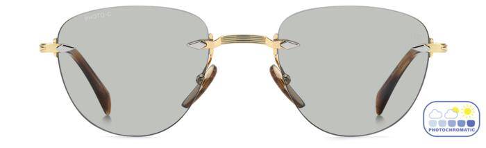 David Beckham DB 1224/S Men's Classic Square Sunglasses 51mm