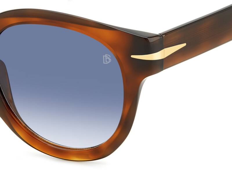 David Beckham DB 7041/S Flat Blue Square Men's Sunglasses
