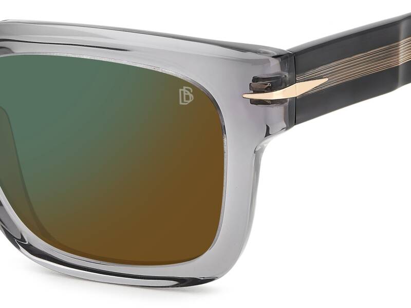 David Beckham DB 7100/S Green Men's Square Sunglasses