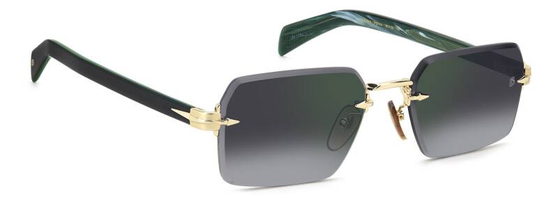 David Beckham DB 7109/S Grey Men's Square Sunglasses 56mm