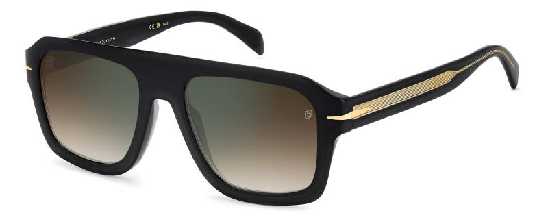 David Beckham DB 7127/S Brown Square Men's Sunglasses 54mm