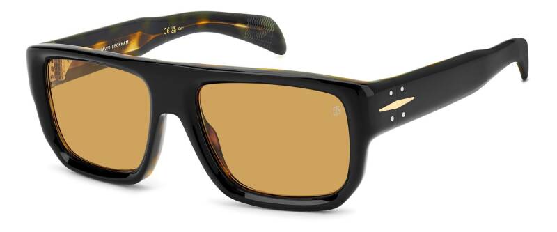 David Beckham DB 7132/S Orange Men's Sunglasses 56mm