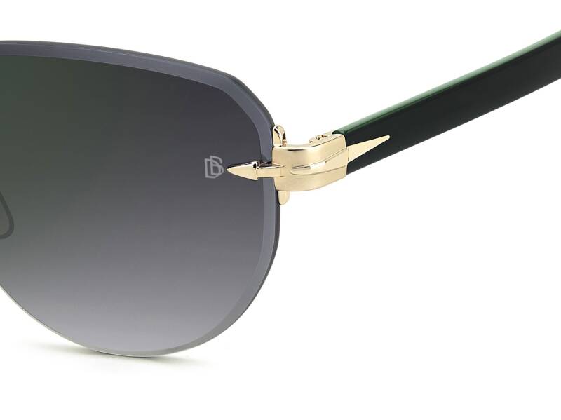 David Beckham DB 7144/S Grey Men's Square Sunglasses 55mm