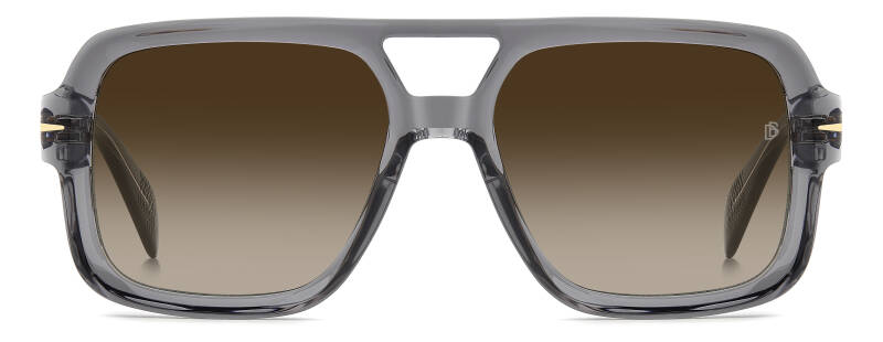 David Beckham DB 7151/S Brown Men's Sunglasses 55mm