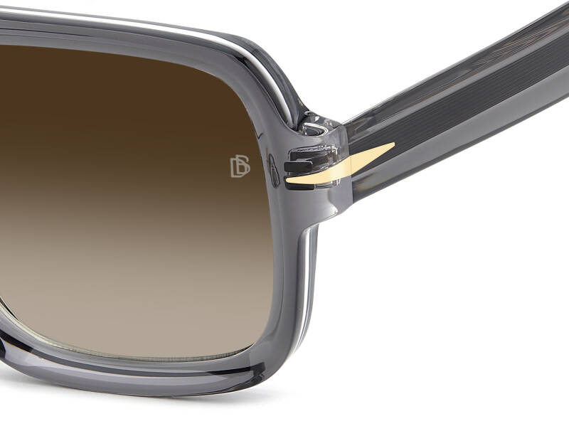 David Beckham DB 7151/S Brown Men's Sunglasses 55mm
