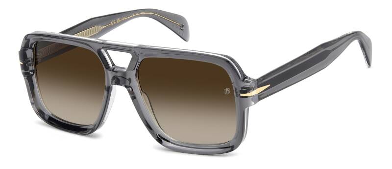 David Beckham DB 7151/S Brown Men's Sunglasses 55mm