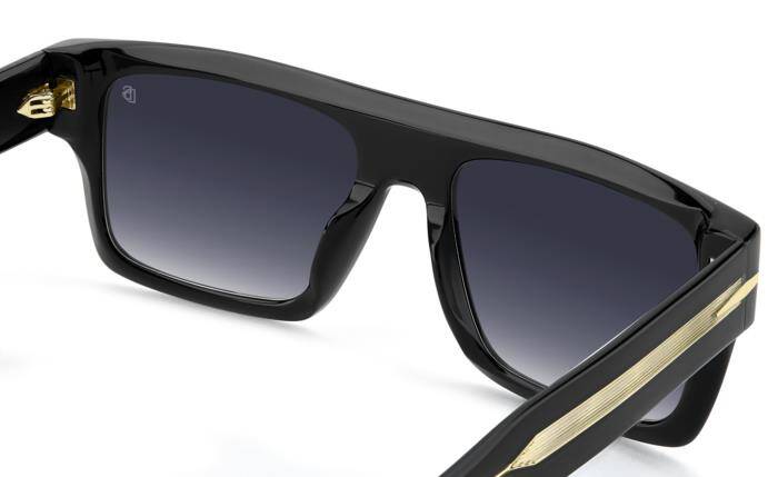 David Beckham DB 7161/S Classic Black Men's Sunglasses 54mm