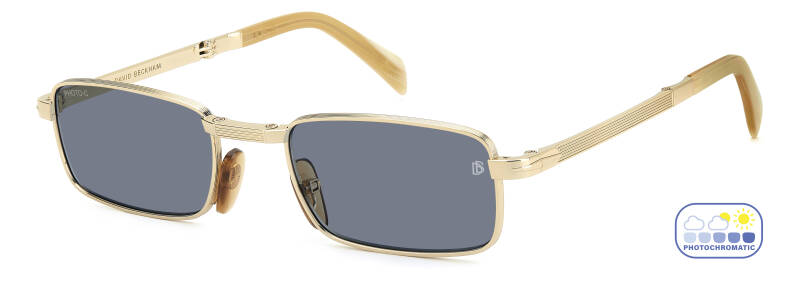 David Beckham DB 99/ORIGAMI Blue Men's Sunglasses 53mm