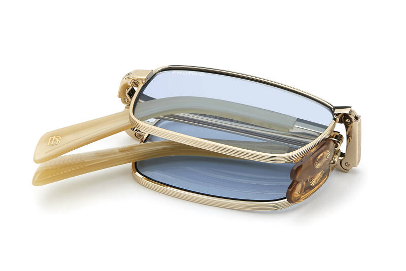David Beckham DB 99/ORIGAMI Blue Men's Sunglasses 53mm