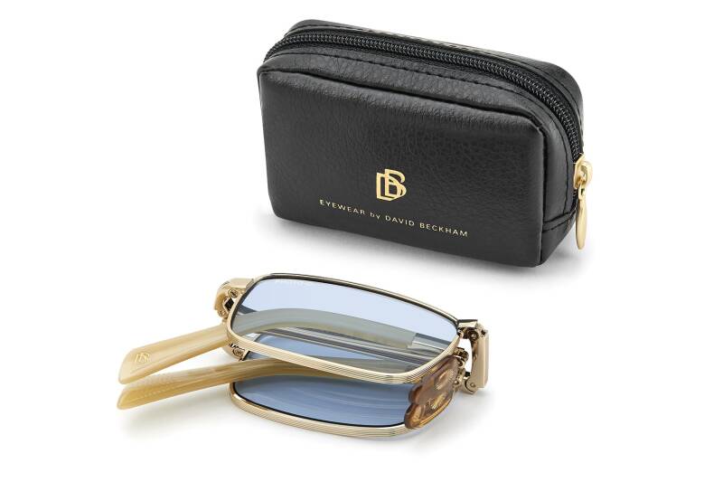 David Beckham DB 99/ORIGAMI Blue Men's Sunglasses 53mm