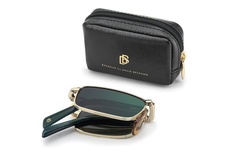 David Beckham DB 99/ORIGAMI Green Men's Sunglasses 53mm
