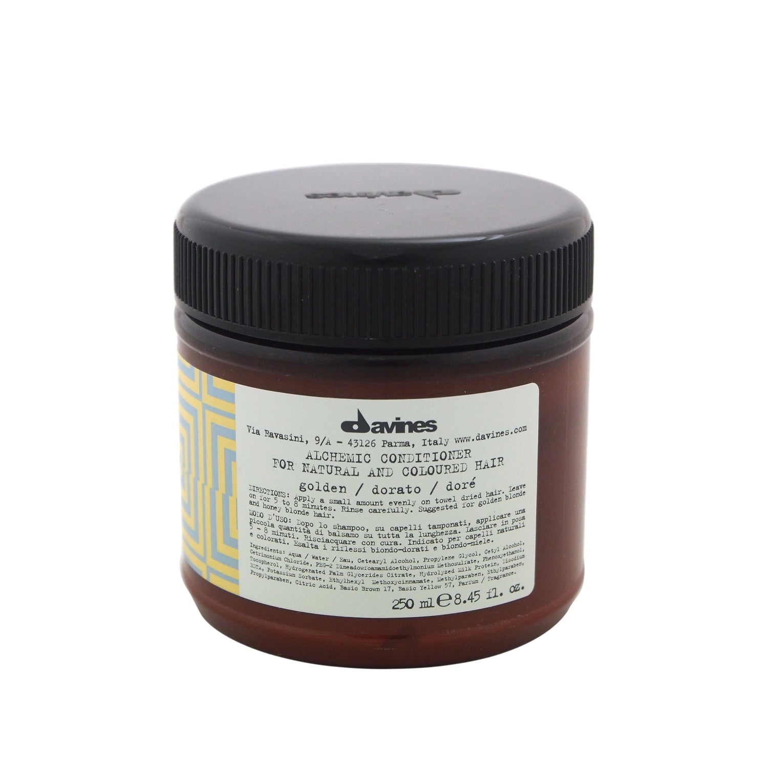 Davines Alchemic Golden Hair Conditioner 8.45oz - Nourishing Formula | Travel Size - Image #1