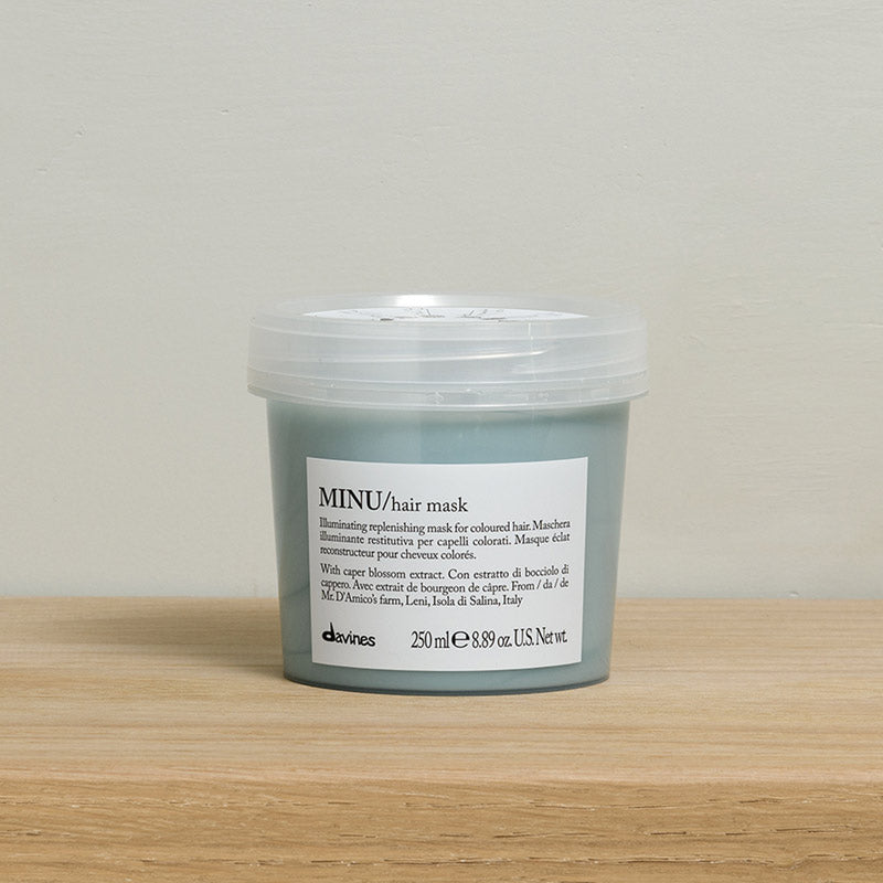 Davines Minu Hair Mask 250 ml - Color Protect Repair Treatment for Dyed Hair