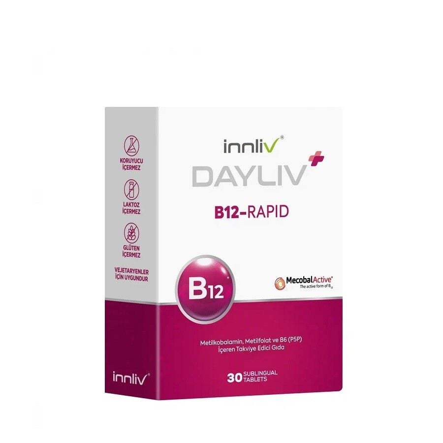 Innliv Dayliv B12-Rapid Sublingual Vitamin Complex 30 Tablets