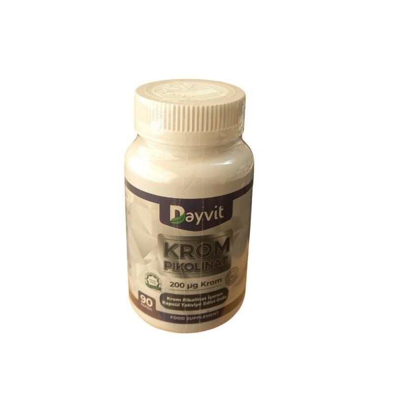 Dayvit Chromium Picolinate 200mcg Essential Mineral Support 90 Capsules