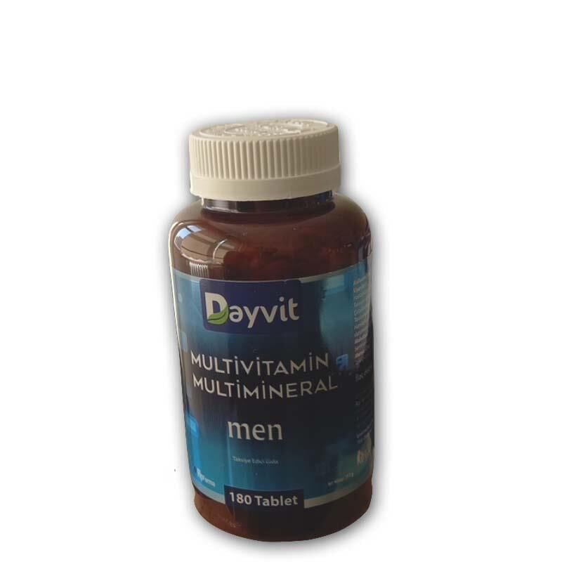 Dayvit Multivitamin Men Daily Support Supplement 180 Tablets