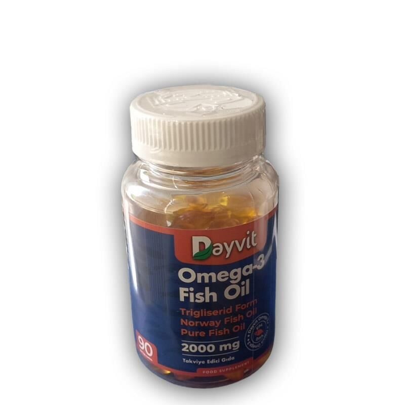 Dayvit Omega 3 Adult Fish Oil Supplement 90 Capsules