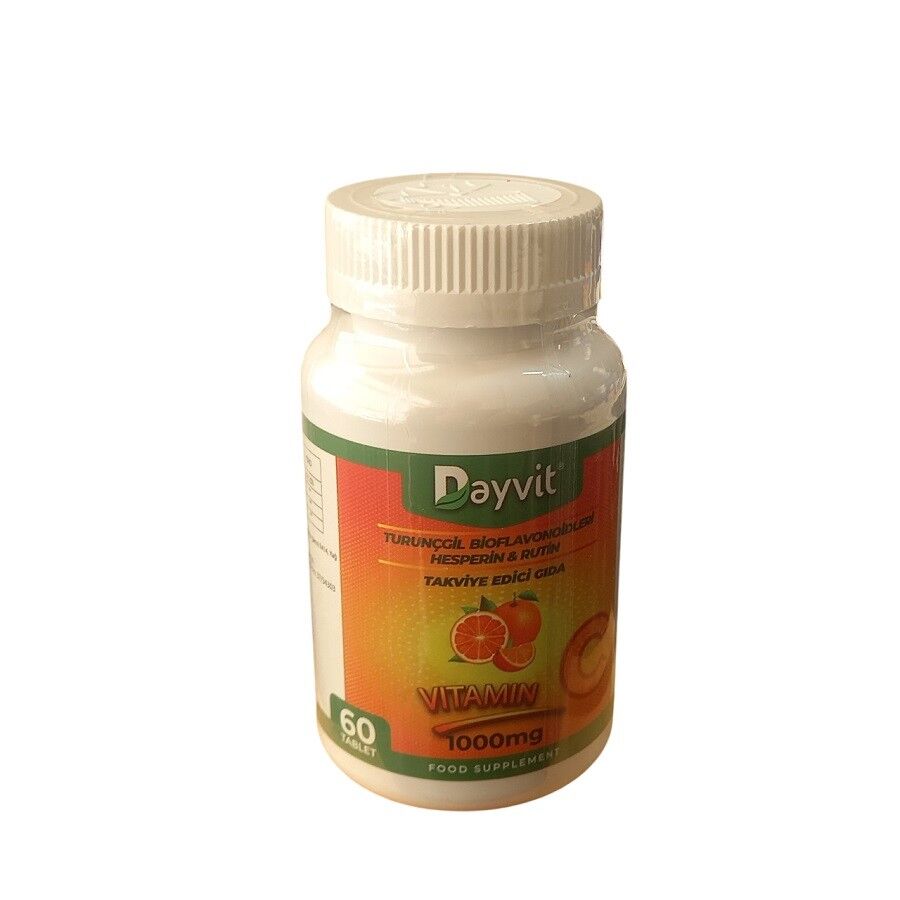 Dayvit Vitamin C 1000mg Daily Support Supplement 60 Tablets