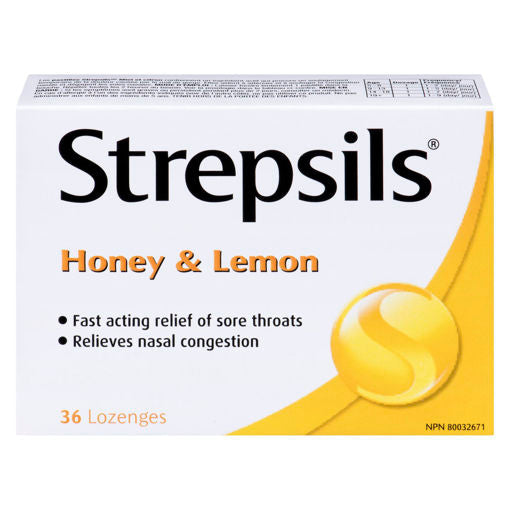 Strepsils Honey and Lemon lozenges 36 pack
