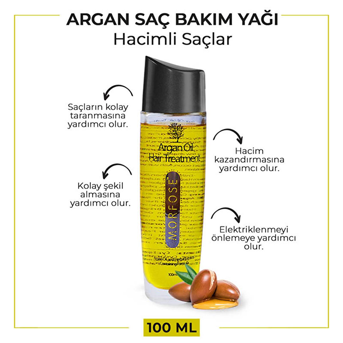 Morfose Luxury Hair Care Argan Oil 100ml - Nourishing Hair Care Oil for Dry & Damaged Hair - image 2