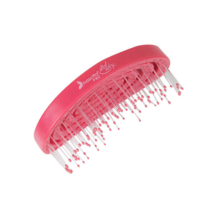 3D Portable Hair Brush - Pink Color | Ergonomic Design - view 2